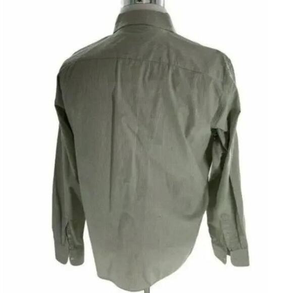 JCrew Tailored Fit Pinstripe Shirt Mens L Long Sleeve Chest Pocket Button Down - Picture 2 of 5